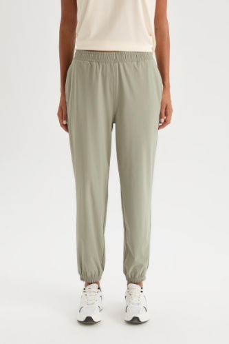 DeFactoFit Wide Leg Geniş Paça Cepli Sporcu Dokuma Pantolon