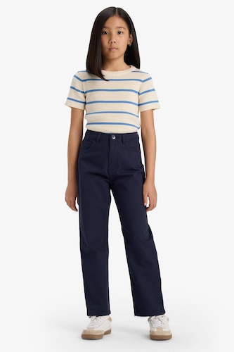 GIRLS & TEENS NAVY بنطلون جبردين قصة مستقيمة