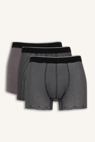 Regular Fit 3'lü Boxer