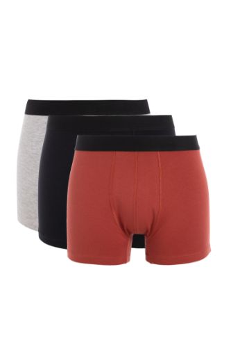 Regular Fit 3'lü Boxer