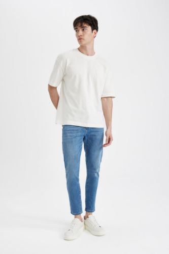 Джинсы Skinny Crop Fit со средней талией