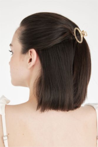 نساء Altın مشبك شعر نسائي