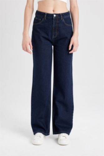 90-шы жылдардағы кең аяқ деним Шалбар