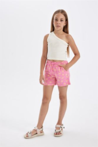 GIRLS & TEENS Pink Girl Patterned Shorts