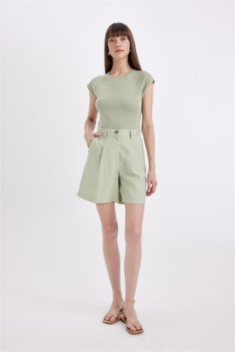 High Waist Wide Leg Shorts