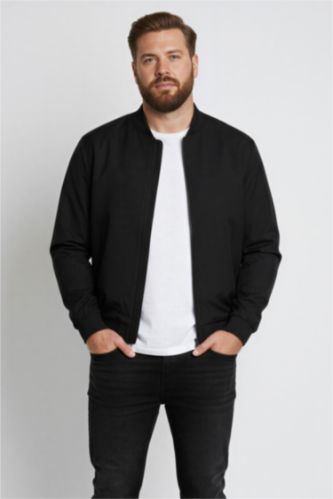 Slim Fit Dar Kesim Dik Yaka Astarlı Fermuarlı Cepli Mevsimlik Baharlık Mont