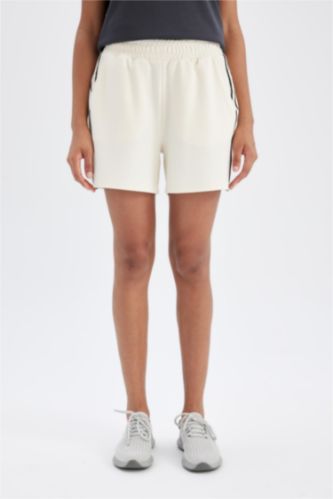 Standart Fit Sporcu Kısa Paça Modal Şort