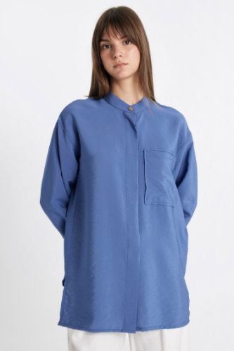 Relax Fit Uzun Kollu Gömlek Tunik