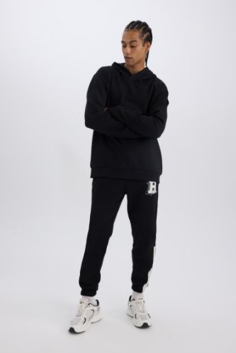 DeFactoFit NBA Boston Celtics Jogger Eşofman Altı Standart Fit Beli Bağcıklı Cepli Lastikli Paça