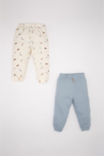 BABY GIRL Light Blue بنطلون قصة عادية