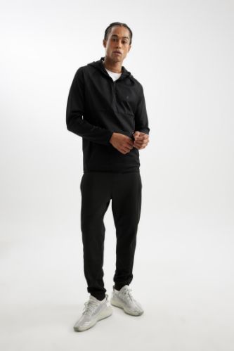 DeFactoFit Jogger Eşofman Altı Slim Fit Dar Kesim Skuba Dalgıç Kumaş Standart Paça