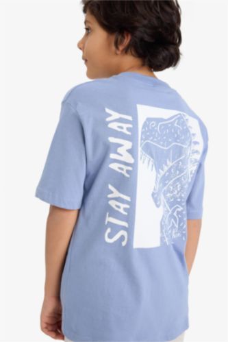 Boy Crew Neck Printed Short Sleeve T-Shirt