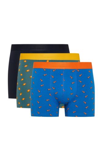 Regular Fit 3'lü Boxer