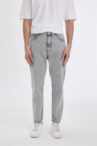 MAN Light Grey 90’S Slim Fit Trousers