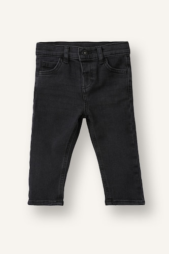Baby Boys Black Regular Fit Jeans