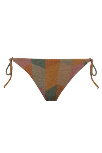 Regular Fit Desenli Bağcıklı Bikini Altı-Fall in Love