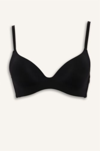 حريمي أسود حمالة صدر مبطنة بدون أسلاك