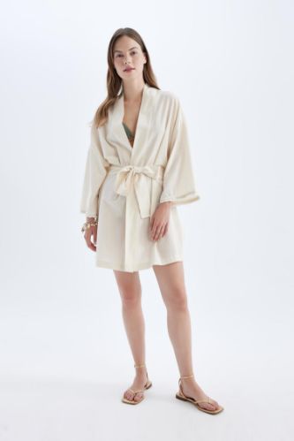 Regular Fit Pamuklu Kimono-Fall in Love