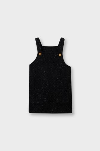 Kız Bebek Tweed Salopet Elbise