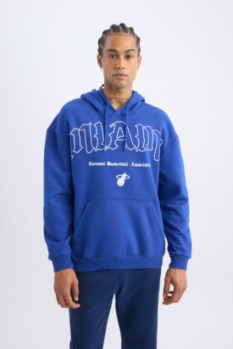 Miami heat hoodie blue sale