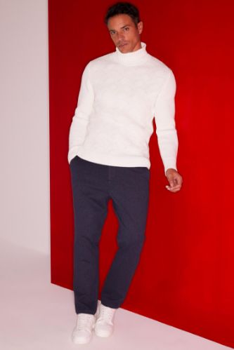 Kumaş Pantolon Tailored Regular Fit Normal Kesim Basic Düz Cepli Düz Paça