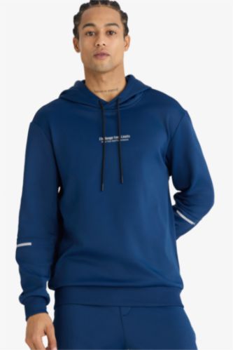 DeFactoFit Standart Fit Kapüşonlu Sporcu Sweatshirt