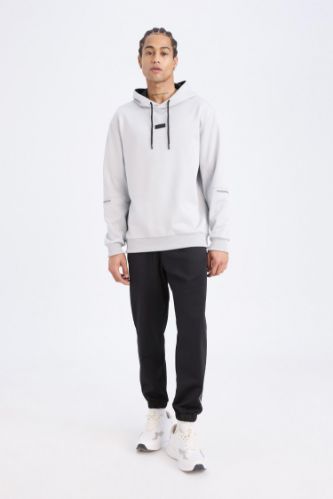 DeFactoFit Standart Fit Sporcu Jogger Eşofman Altı Cepli Beli Paçası Lastikli