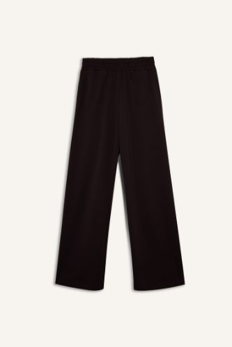 Straight Fit Geniş Bol Paça Basic Düz Cepli Eşofman Altı