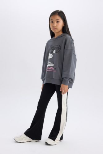 Kız Çocuk Standart Boy İspanyol Paça Basic Düz Tayt