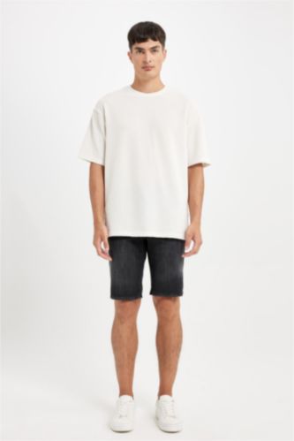 Regular Fit Jean Shorts