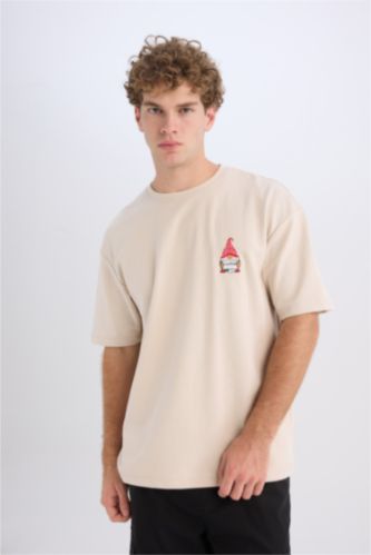 MAN Sand Boxy Fit Short Sleeve T-Shirt