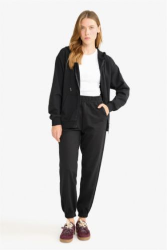 Jogger Fit Basic Pockets Sweatpants