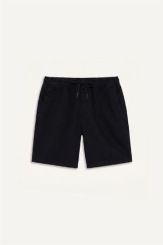 Erkek Antrasit %100 Pamuk Relaxed Fit Jean Bermuda Şort