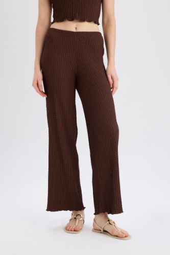 Wide Leg Geniş Paça Bürümcük Pantolon