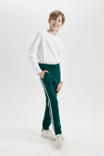 Young Boys - Teen Boys Dark Green Regular Fit Trousers