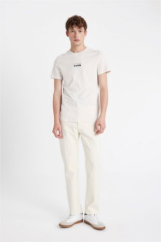 HOMME Beige SERGIO - Coupe régulière