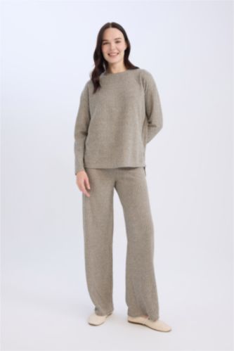 Flare Fit Normal Waist Straight Leg Camisole Trousers