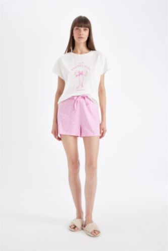 سيت بيجاما قصة عادية نص كم من Fall in Love - قطعتين