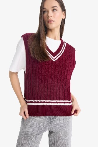 Coool Regular Fit V Yaka Süveter