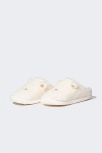 شبشب منزلي نسائي بكعب مسطح سليب أون