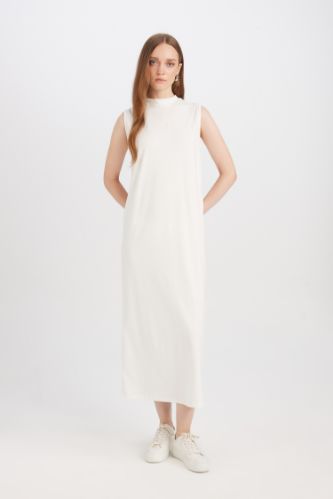 Manuka x DeFacto Kolsuz Basic Maxi Elbise