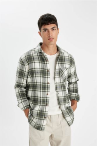 поло жаға Ұзын жеңді көйлек