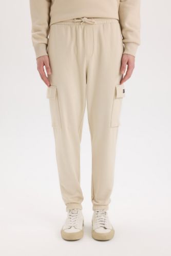Regular Fit Jogger Eşofman Altı Basic Düz Kargo Cepli Lastikli Paça