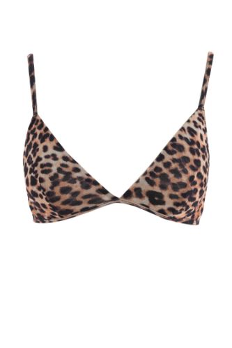 Fall in Love Leopar Desenli Comfort Pedsiz Bra
