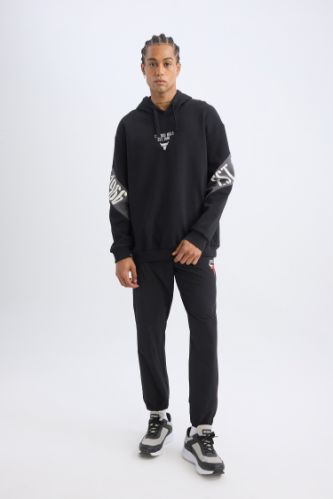 Jogger Eşofman Altı NBA Chicago Bulls Slim Fit Dar Kesim Cepli Lastikli Paça