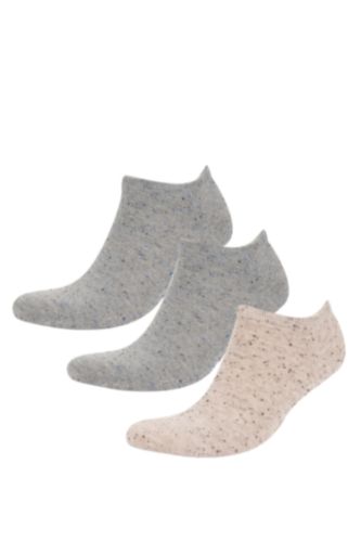 Man 3 Piece Cotton Ankle Socks