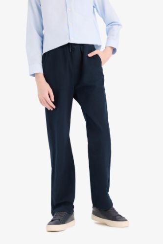 Erkek Çocuk Düz Paça Basic Düz Gabardin Pantolon