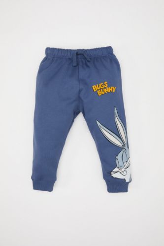Erkek Bebek 2'li Takım Looney Tunes Sweatshirt Beli Lastikli Eşofman Altı
