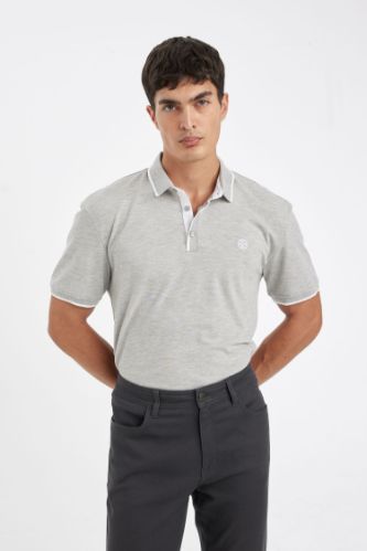 New Regular Fit Kısa Kollu Pike Polo Tişört
