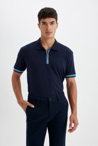 New Regular Fit Kısa Kollu Polo Tişört